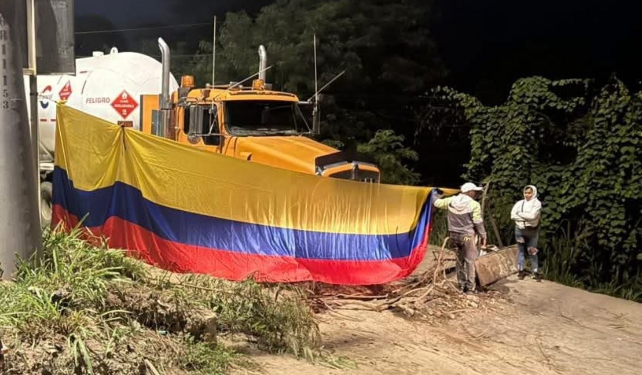 Protesta en 'paso malo', en el norte de Bucaramanga