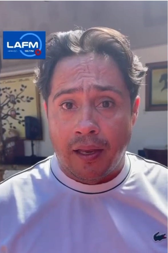 José Alexander Sierra, administrador de la valla publicitaria