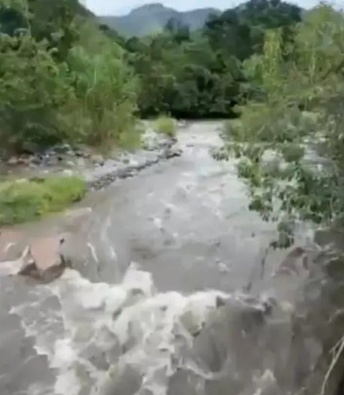 Foto: Río Salazar, lugar donde se registró la creciente súbita.
