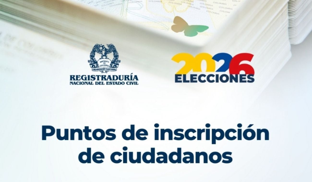 Inscripción de cédulas para las elecciones de 2026