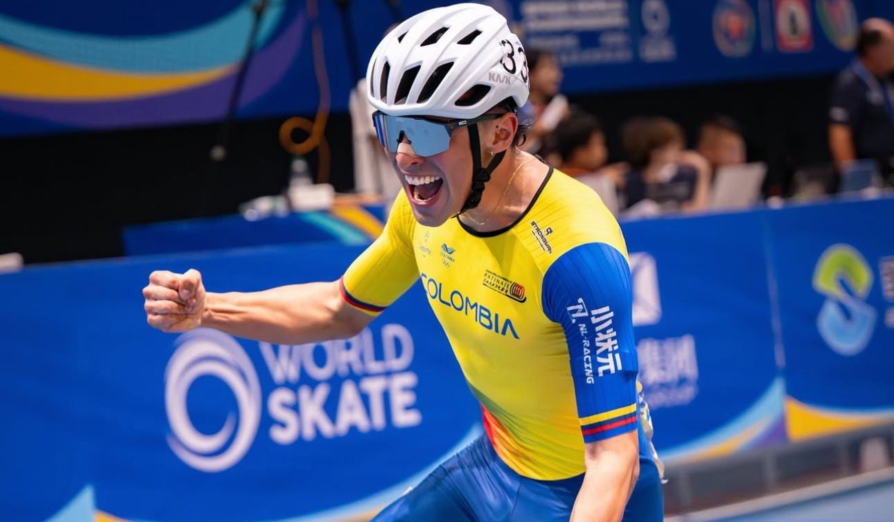 Jacobo Mantilla, patinador santandereano