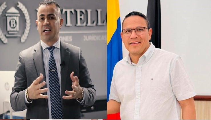 Alcalde de Cúcuta Jorge Acevedo y el abogado José Gregorio Botello