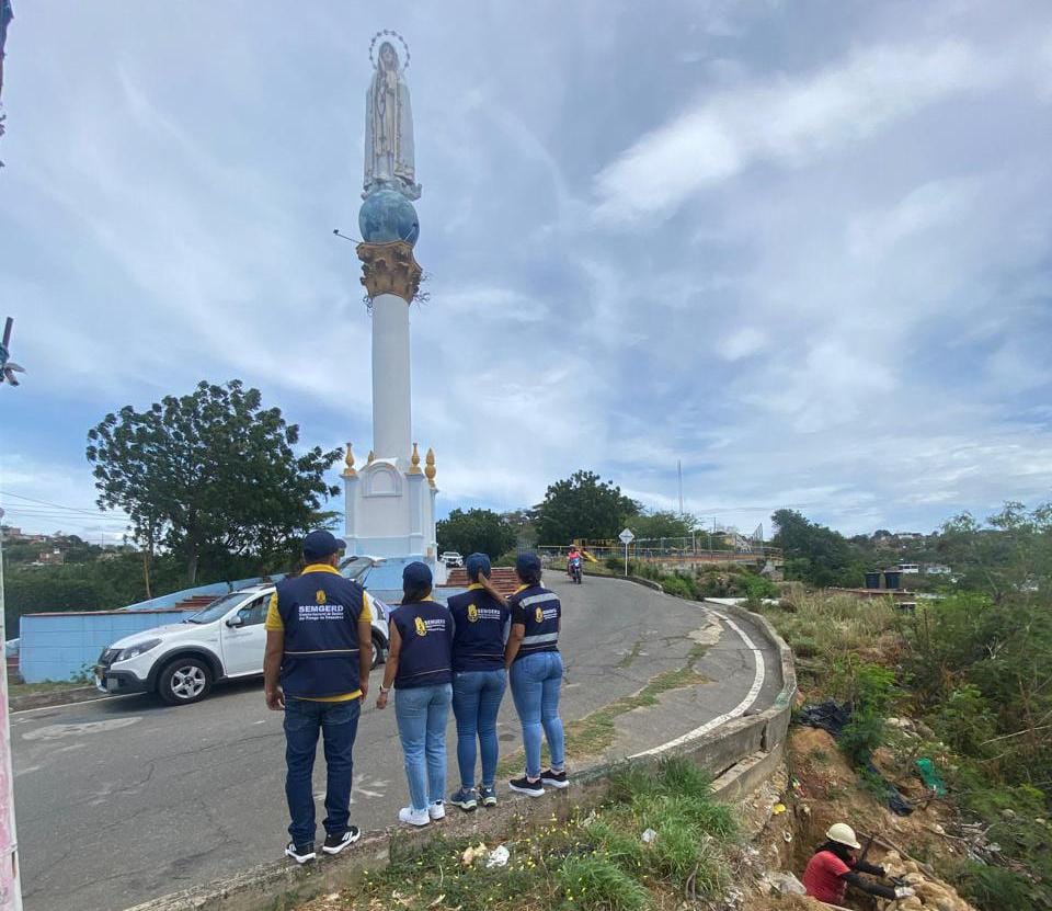 Monumento de la virgen de Fátima en Cúcuta