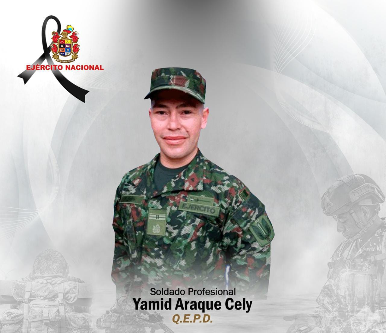 Soldado Yamid Araque asesinado en zona del Catatumbo