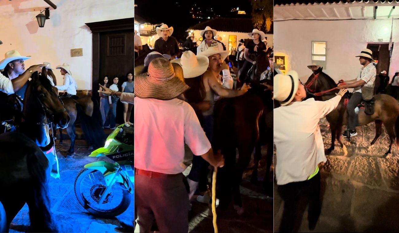 El hecho generó rechazo entre los asistentes y provocó la intervención de la Policía.