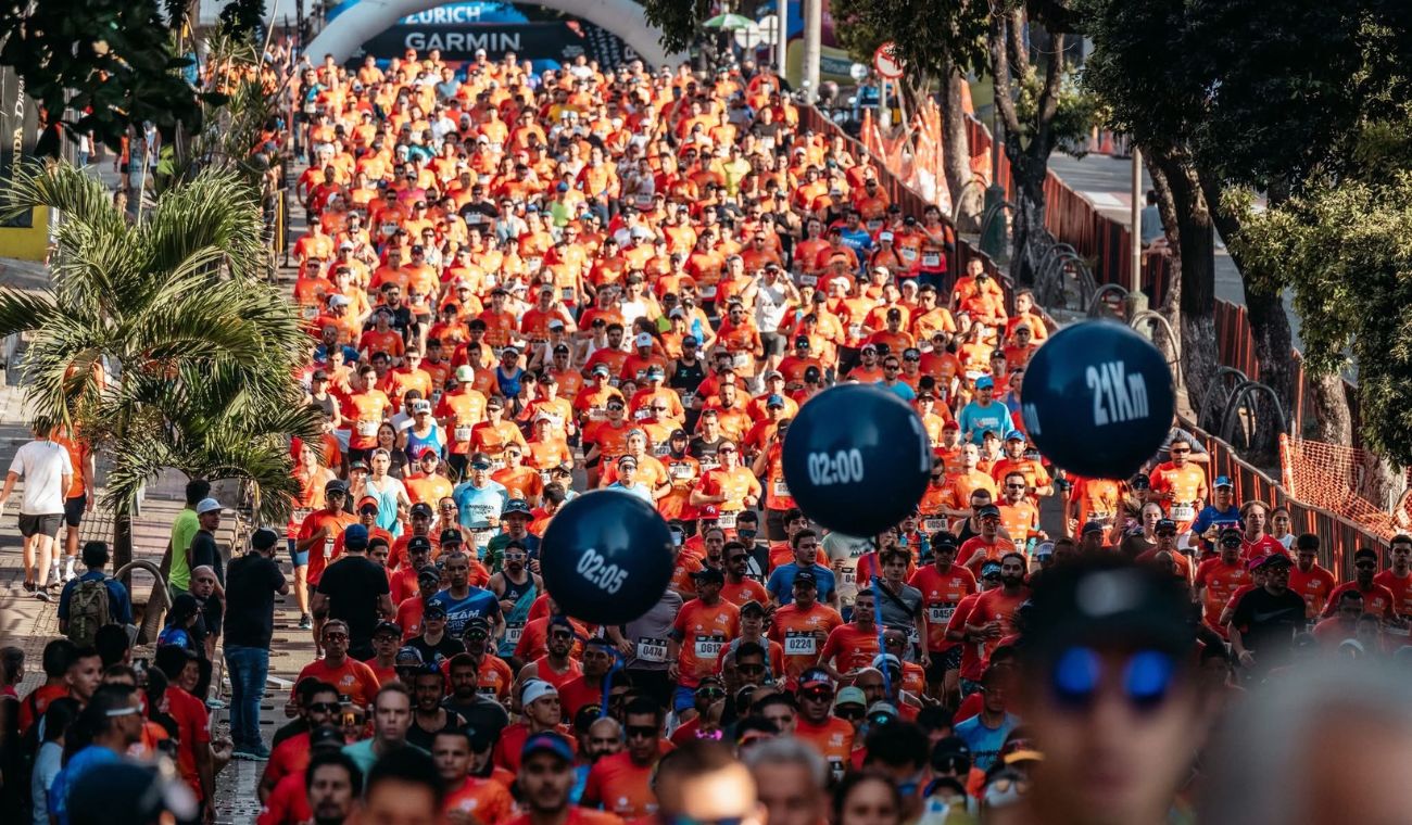 Corredores de la Media Maratón de Bucaramanga
