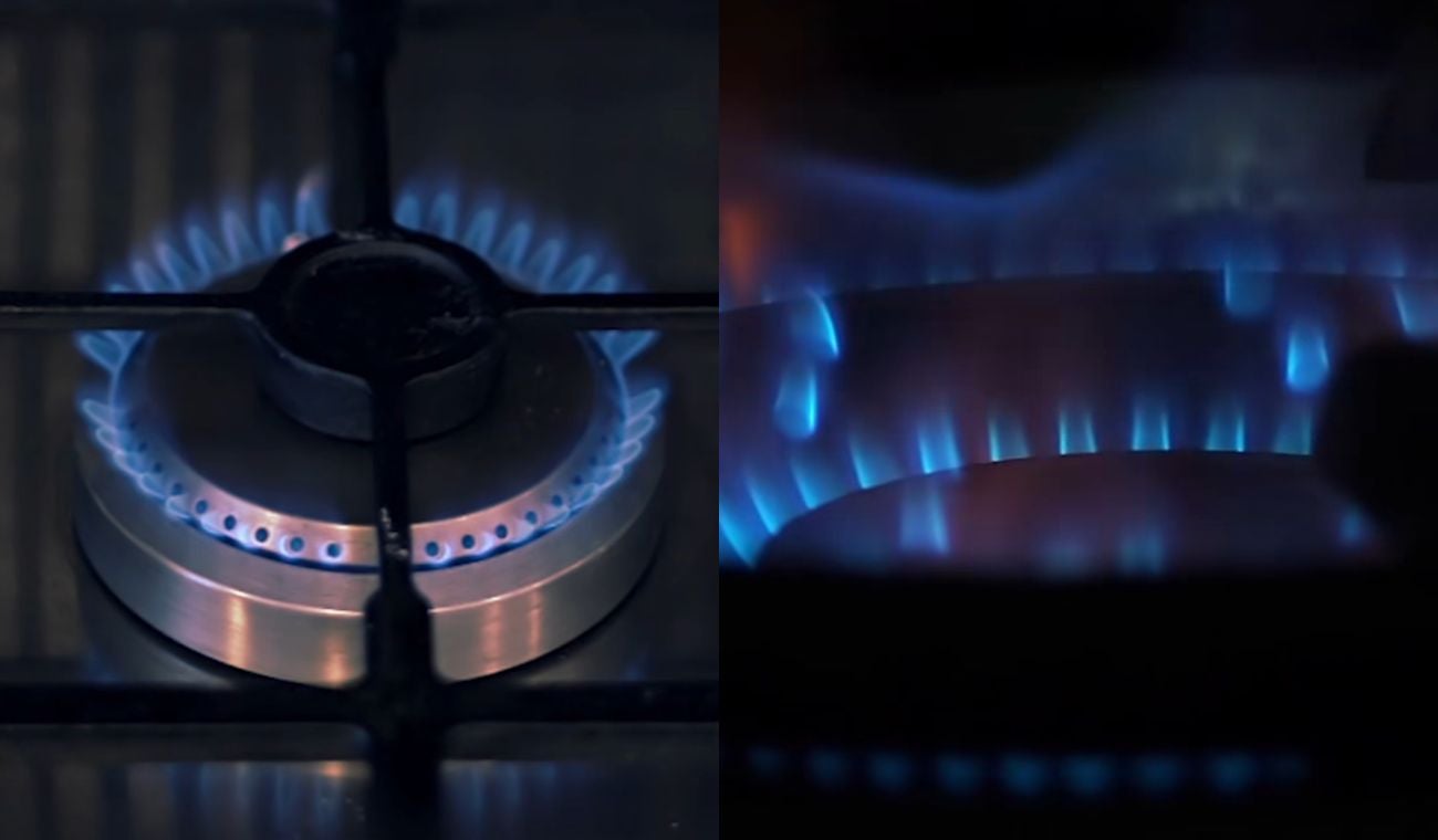 Estufa de gas natural