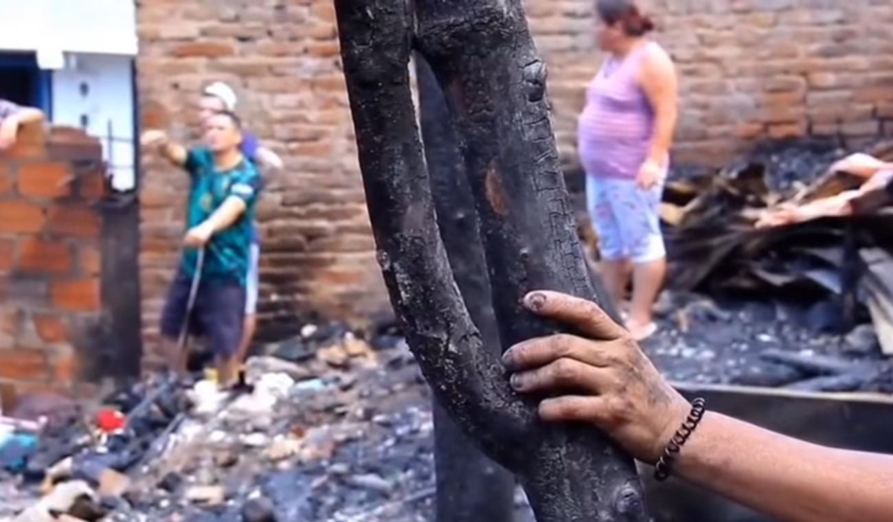 Incendio en el norte de Bucaramanga