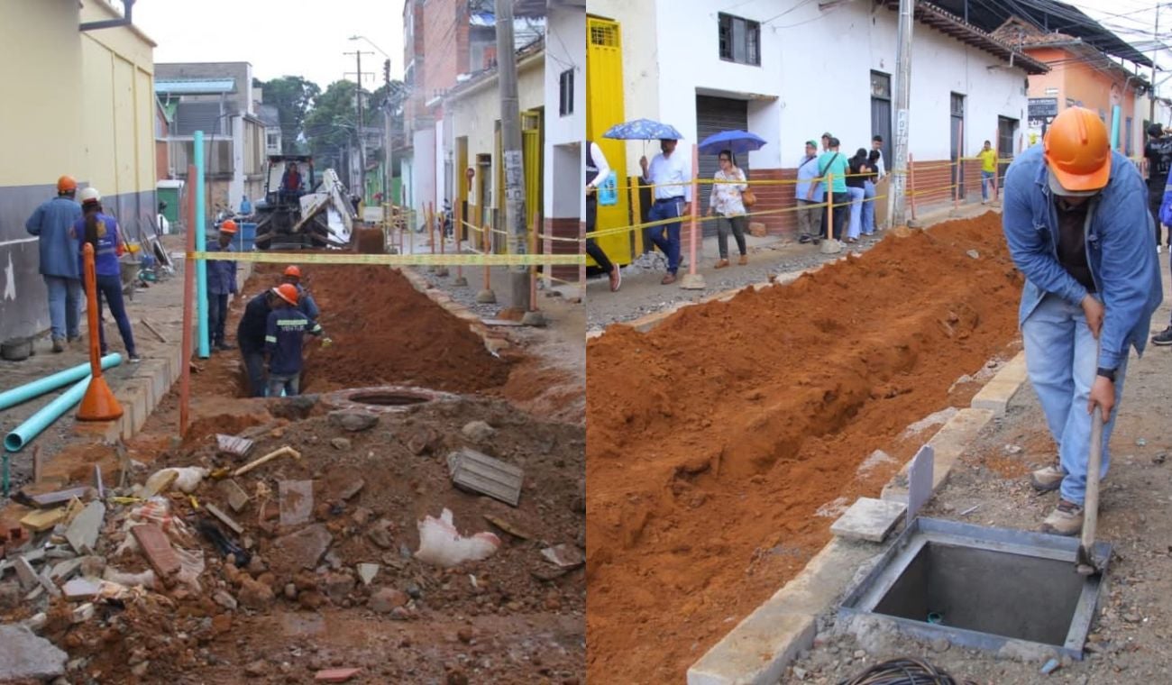 Obras en el centro de Bucaramanga
