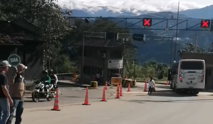 Peaje La Punta de La Mesa de Los Santos