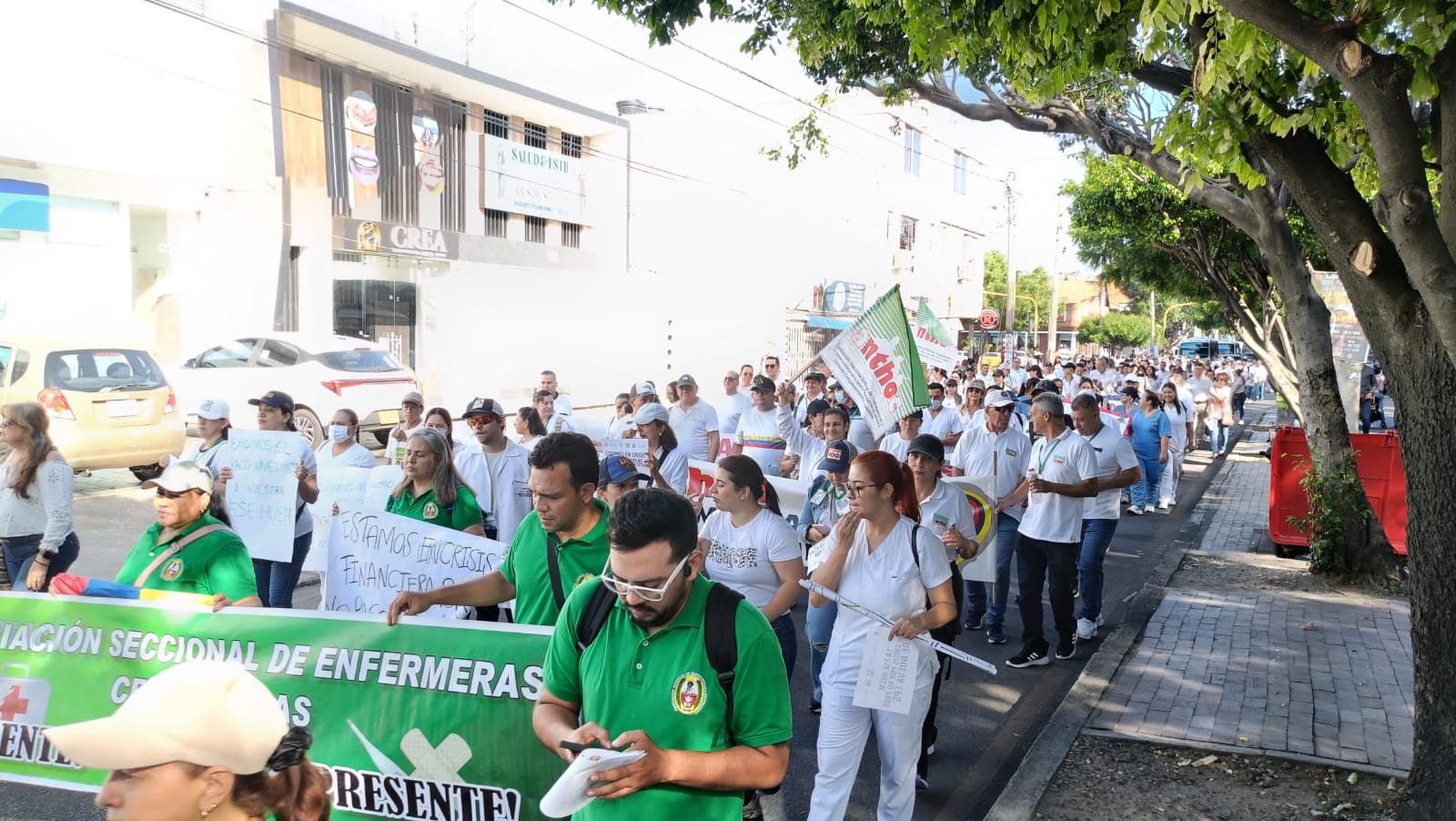Protesta de Sindicatos de Salud en Cúcuta