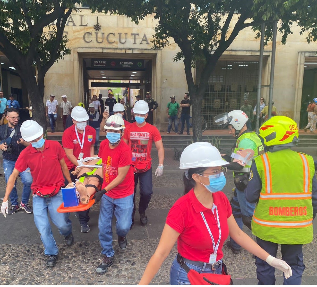 Simulacro en Cúcuta