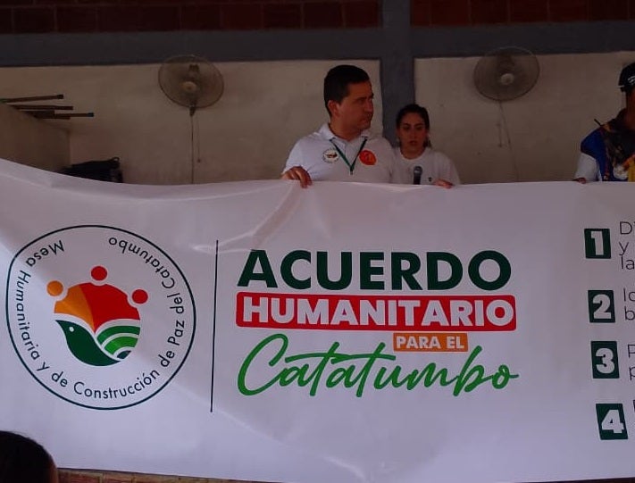 Comisión de verificación de ASCAMCAT en el Catatumbo