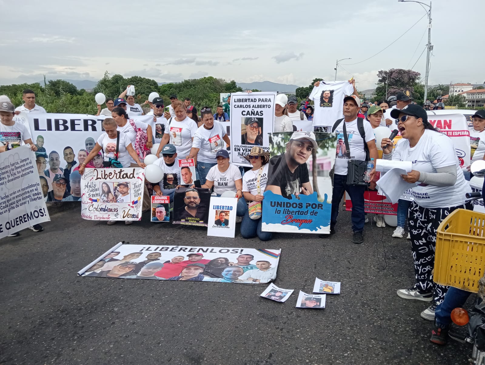 Familiares de colombianos detenidos en Venezuela