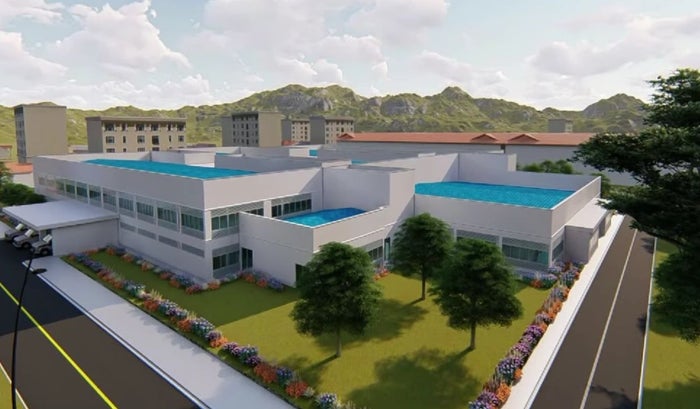 Maqueta del Hospital Regional de San Gil