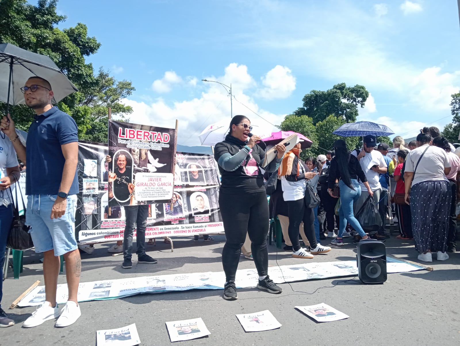 Protestas en la zona de Frontera