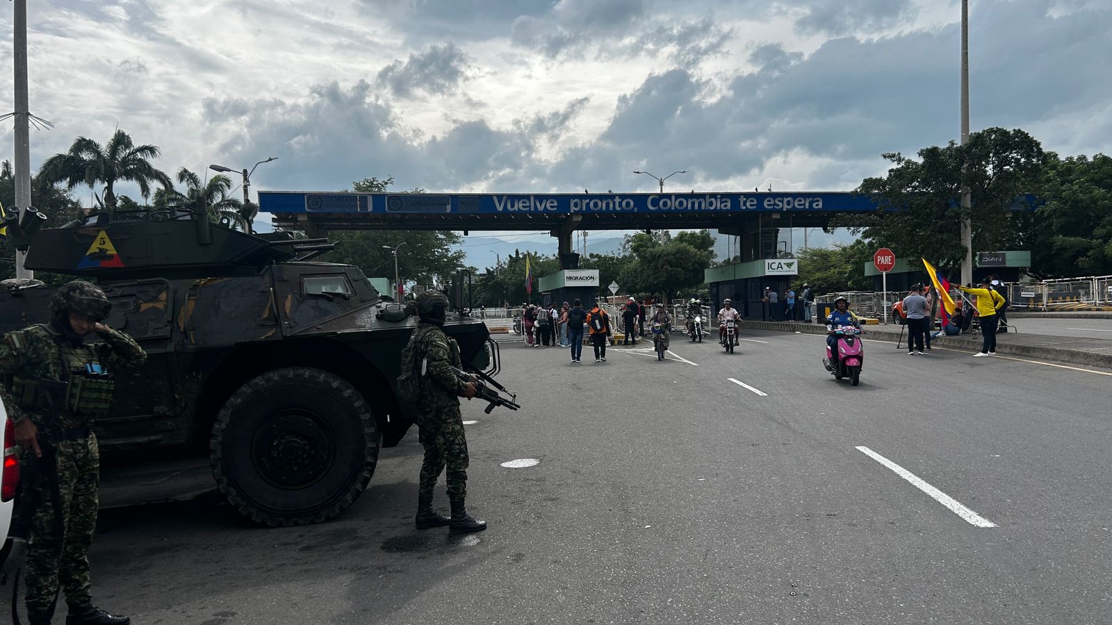 Seguridad en la frontera de Colombia