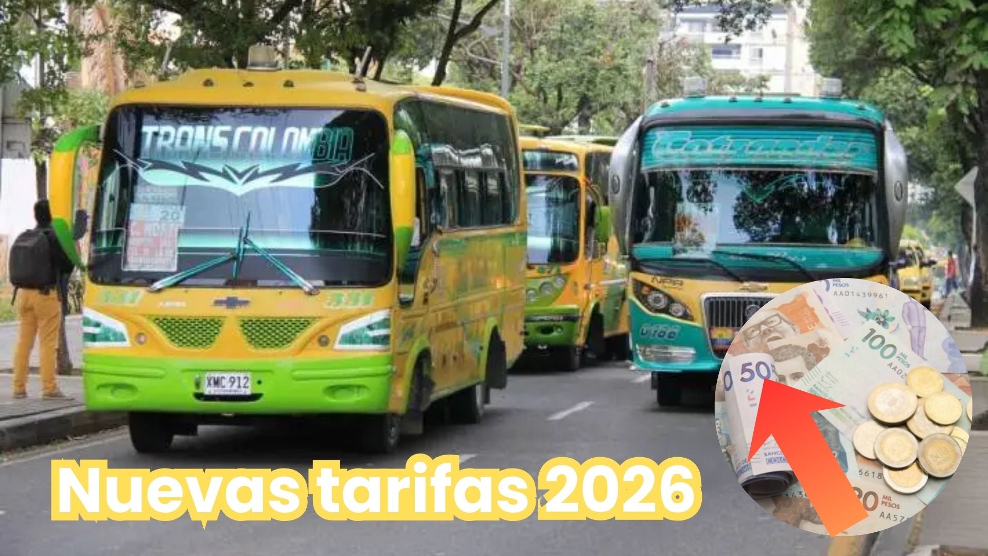 Nuevas tarifas del transporte público 2026