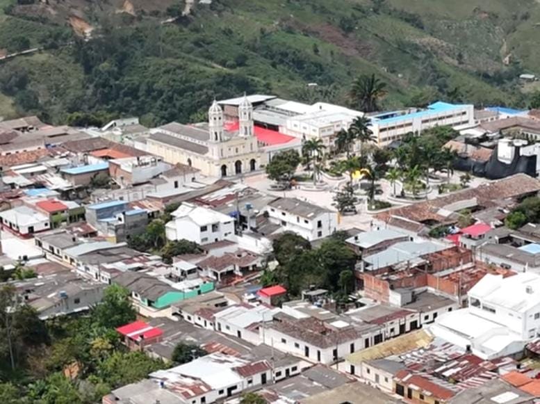 Panorámica del municipio de Teorama, Norte de Santander