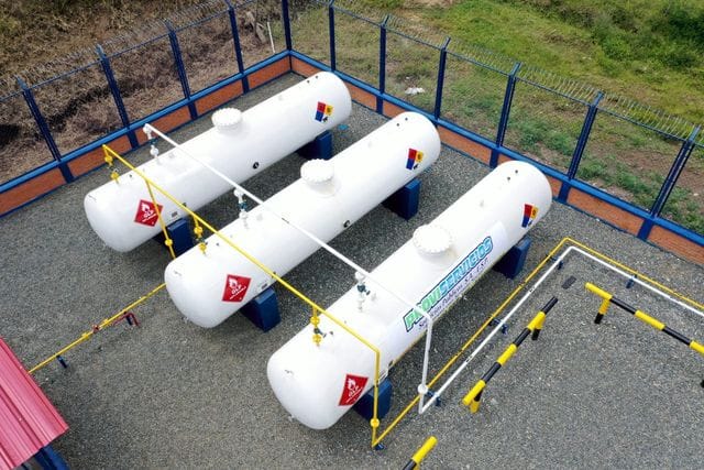 Estación de gas en Tibú, Norte de Santander