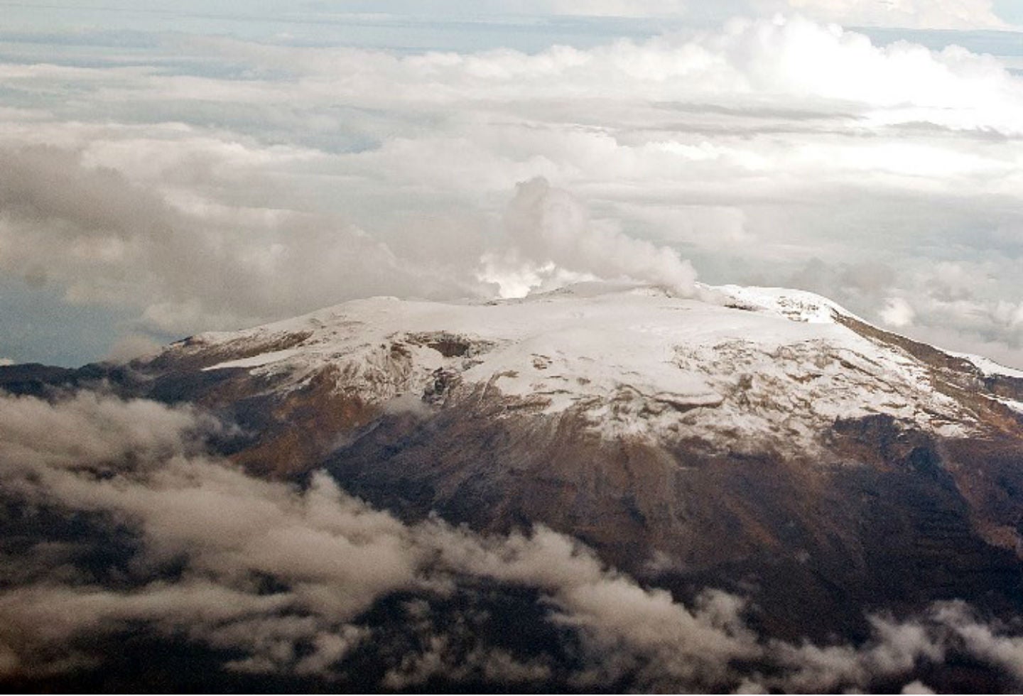 Volcán Nevado del Ruiz.