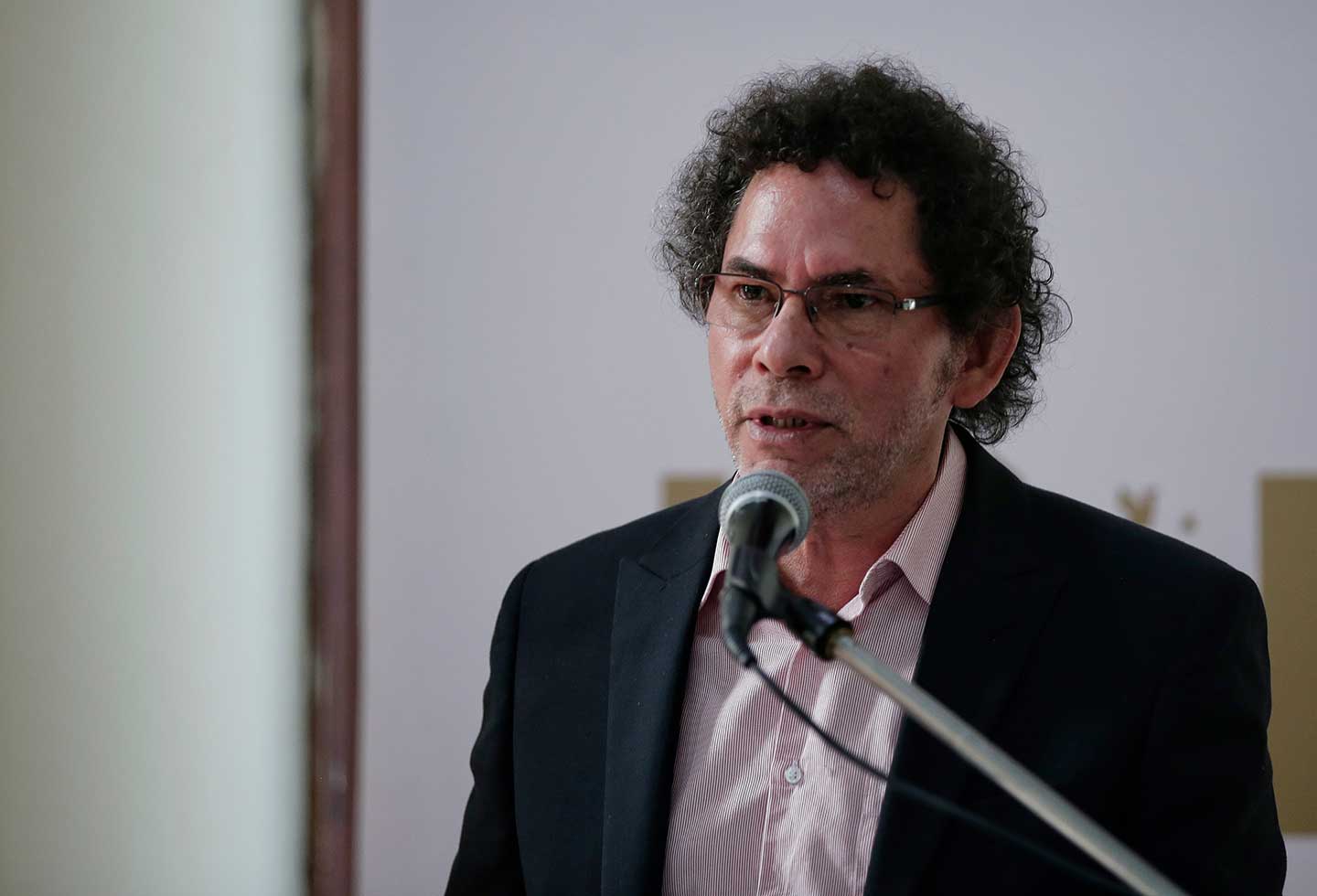 Pastor Alape, miembro del partido de la Farc