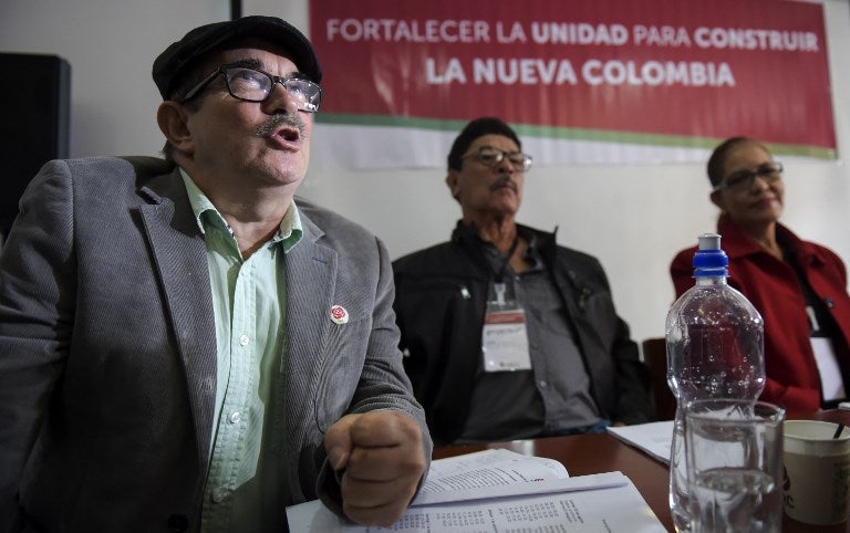 Timochenko en el Pleno del Consejo de la Farc