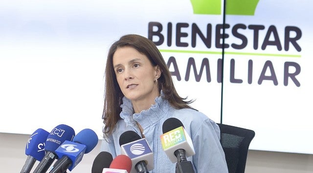 Juliana Pungiluppi, directora del ICBF.