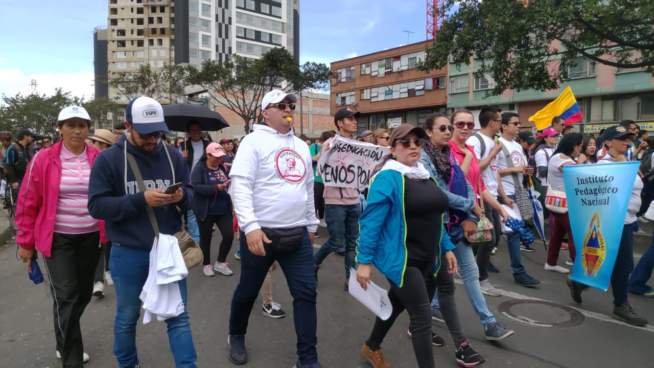Nueva Marcha de universitarios en Bogotá 2