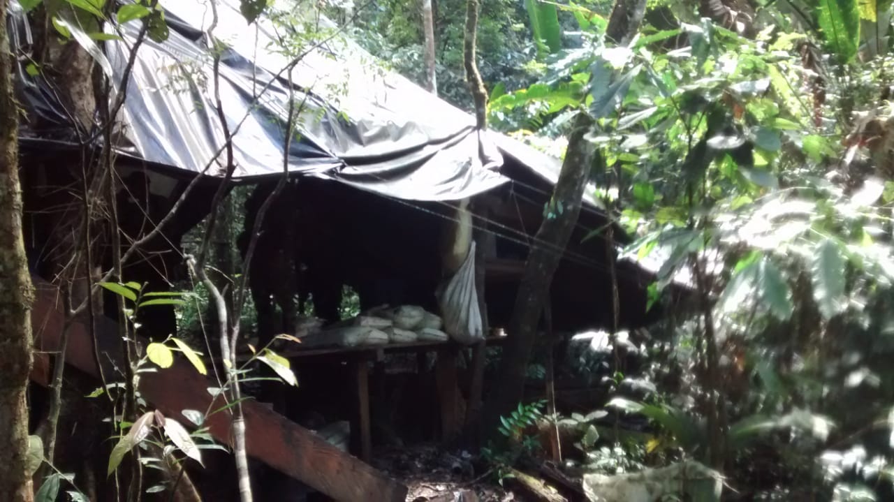 Esta estructura fue hallada en zona rural del municipio de Santa Rosa del Sur, en Bolívar.