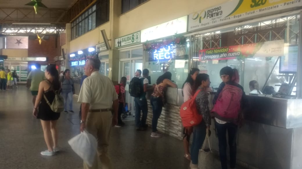 Terminal de transportes de Ibagué.