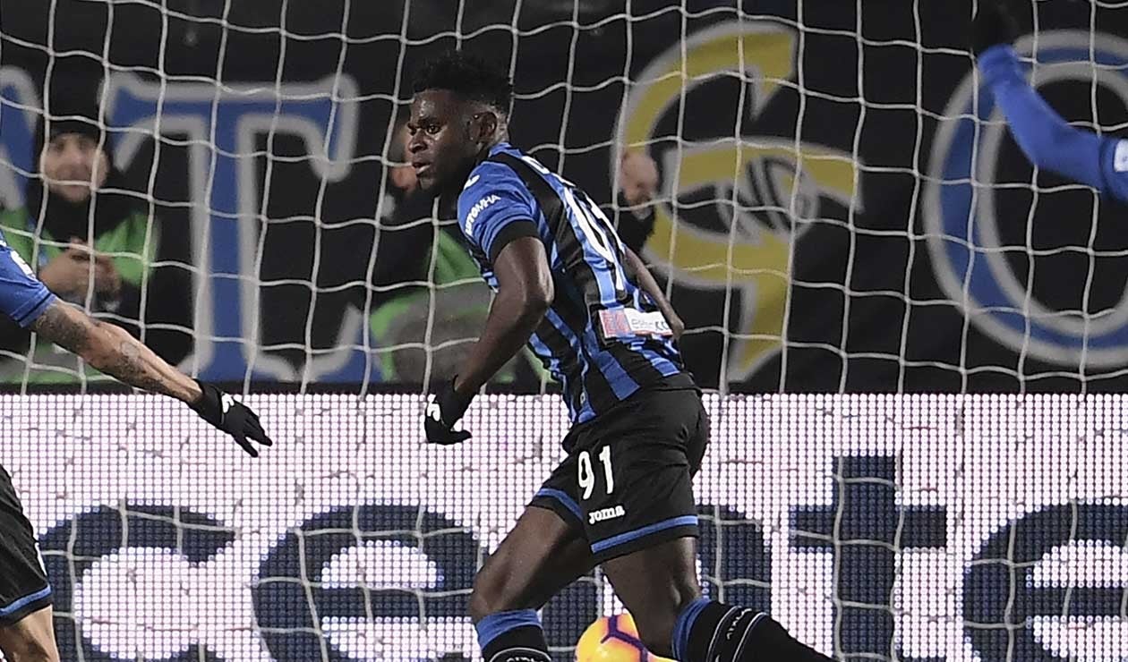 Duván Zapata, delantero colombiano del Atalanta
