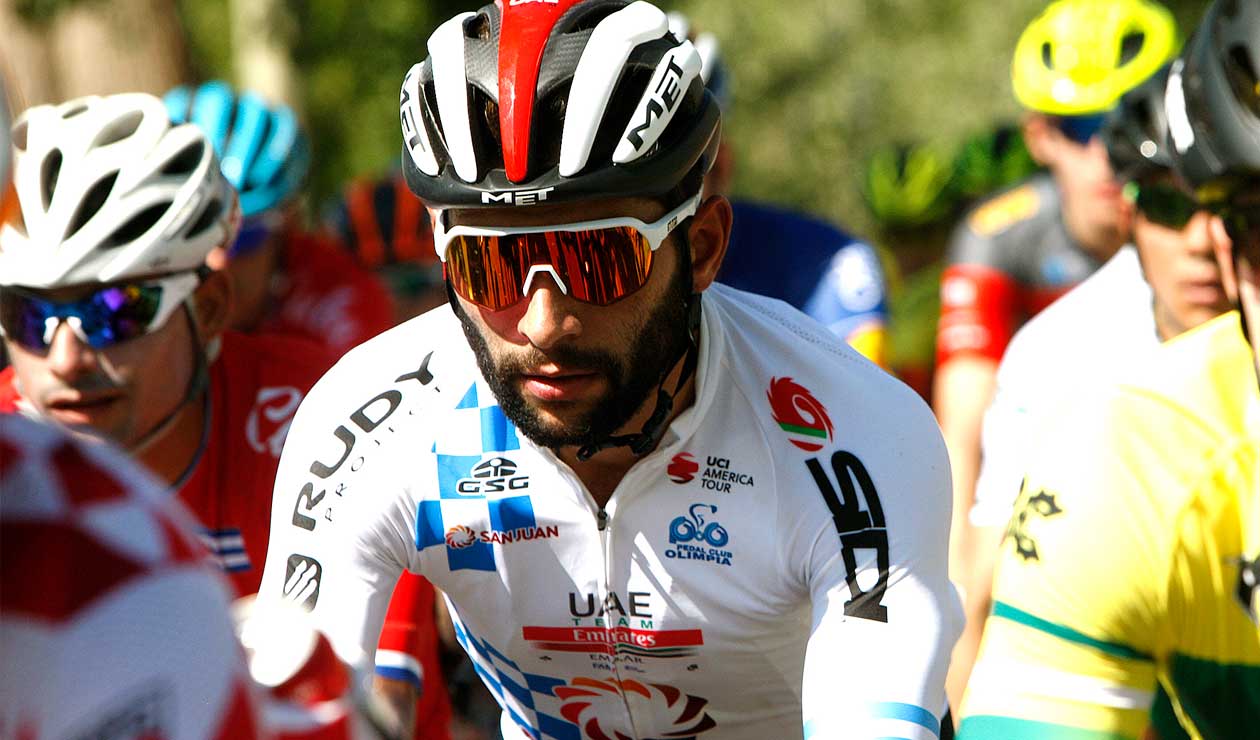 Fernando Gaviria, el líder del UAE Emirates en el Tour Colombia