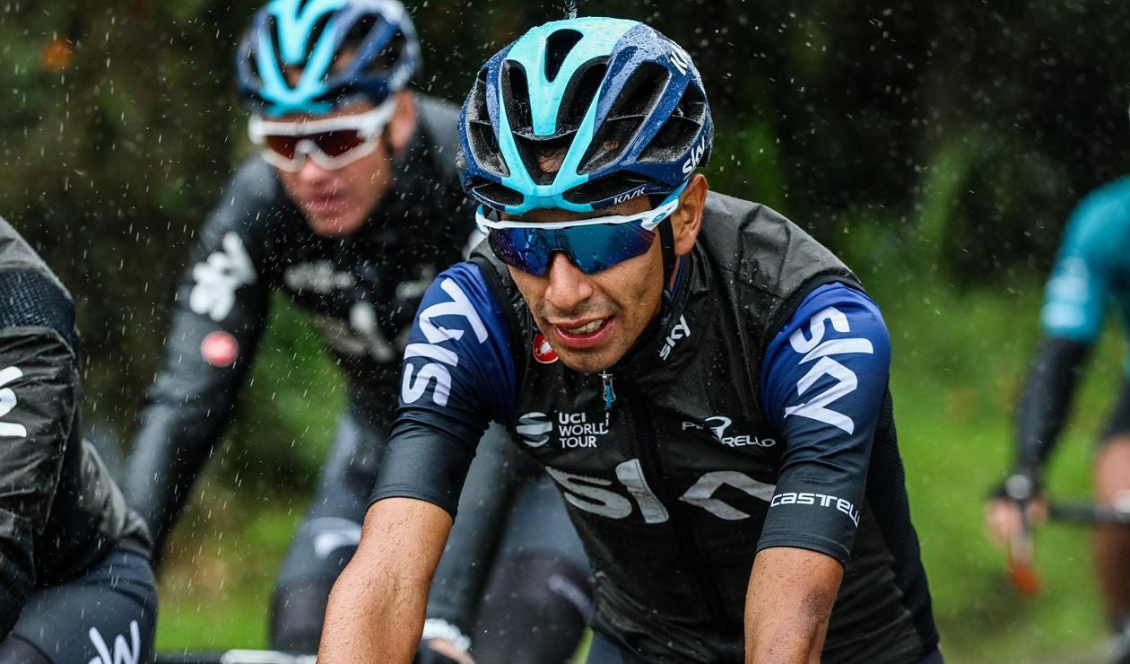 Iván Ramiro Sosa entrenando con el equipo SKY