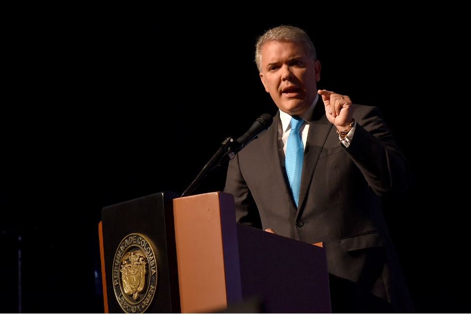 Presidente de Colombia, Iván Duque.