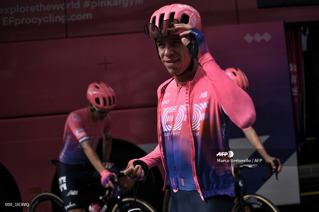 Rigoberto Urán, ciclistas colombiano del Education First