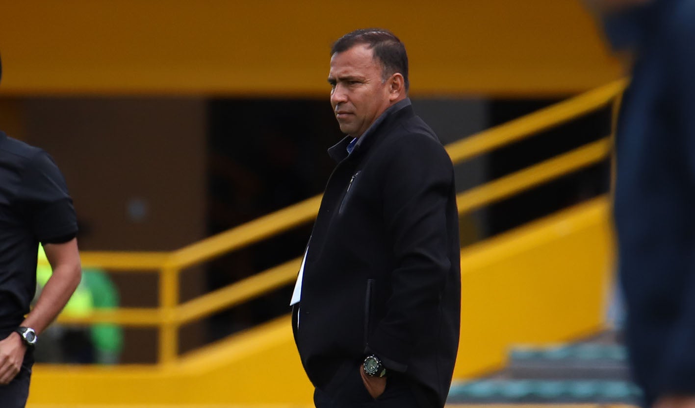 Hárold Rivera, técnico de Santa Fe