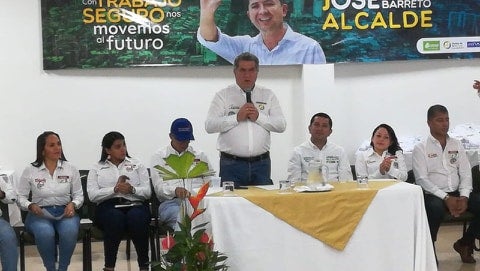 Ratificaron respaldo político a José Barreto Castillo