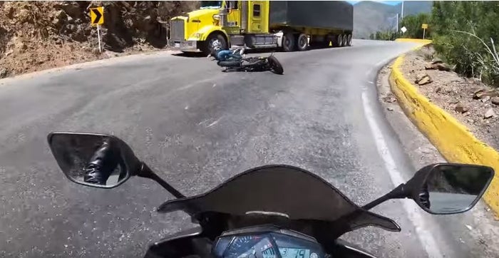 Accidente en la vía Curos, San Gil