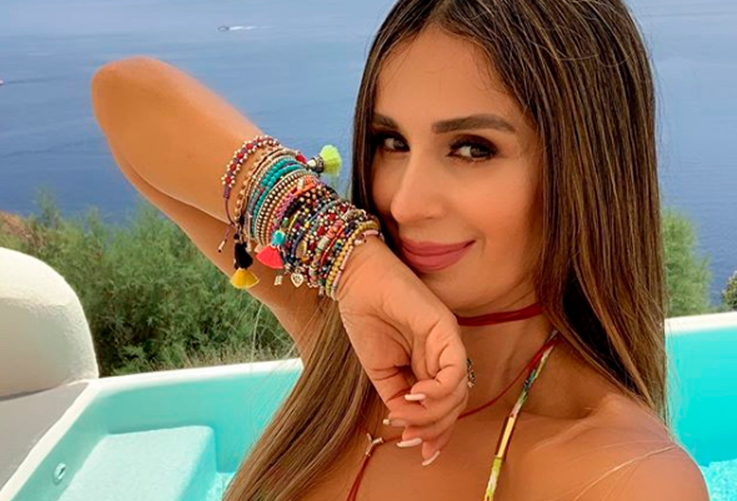 La actriz mostró su lado más sensual en una sesión de fotos.