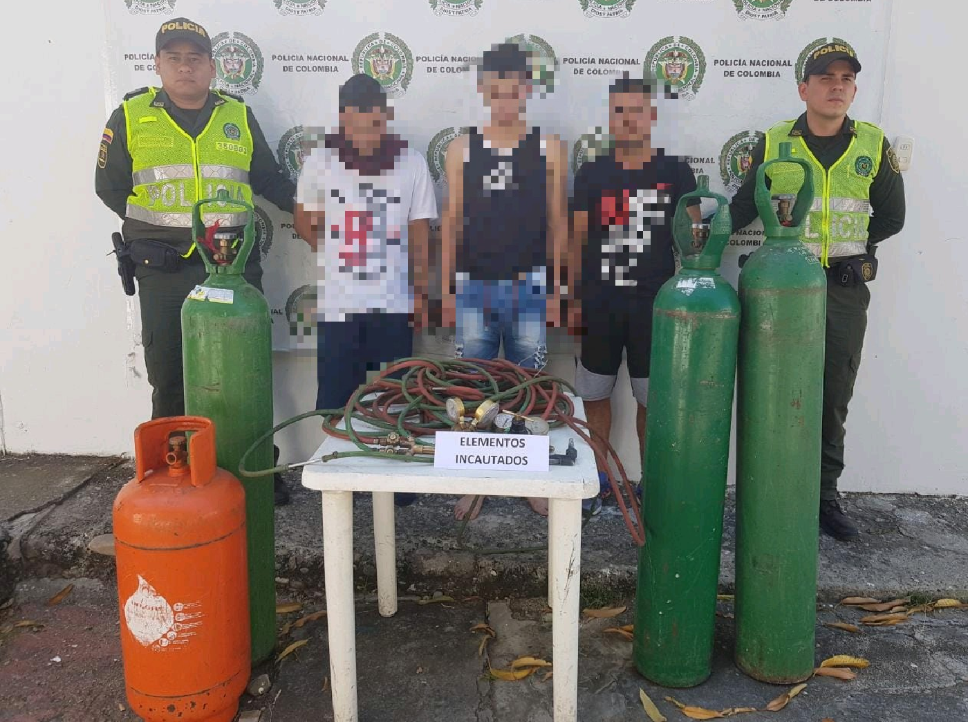 Los capturados fueron dejados en libertad