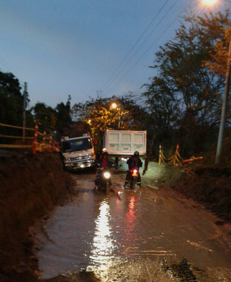 (En Fotos) Así amanece un sector de la Zona Rural de Ibagué