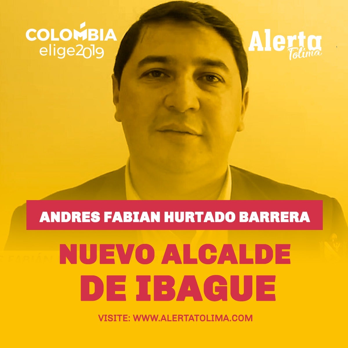 Andrés Hurtado, nuevo alcalde de Ibagué