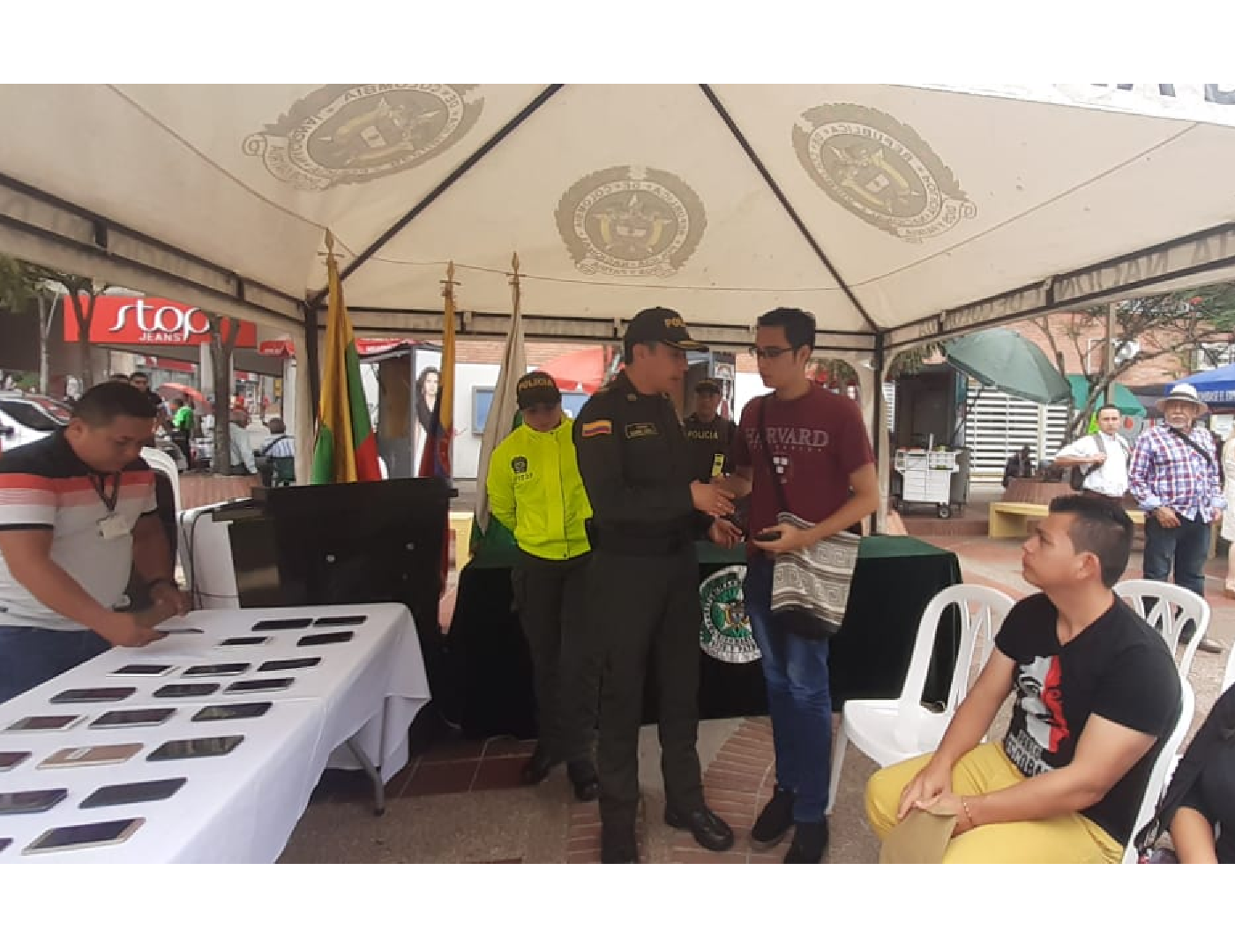 Muchos de estos celulares fueron robados en atracos