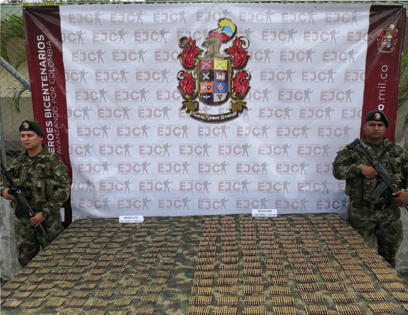 Se investiga la procedencia de estas municiones