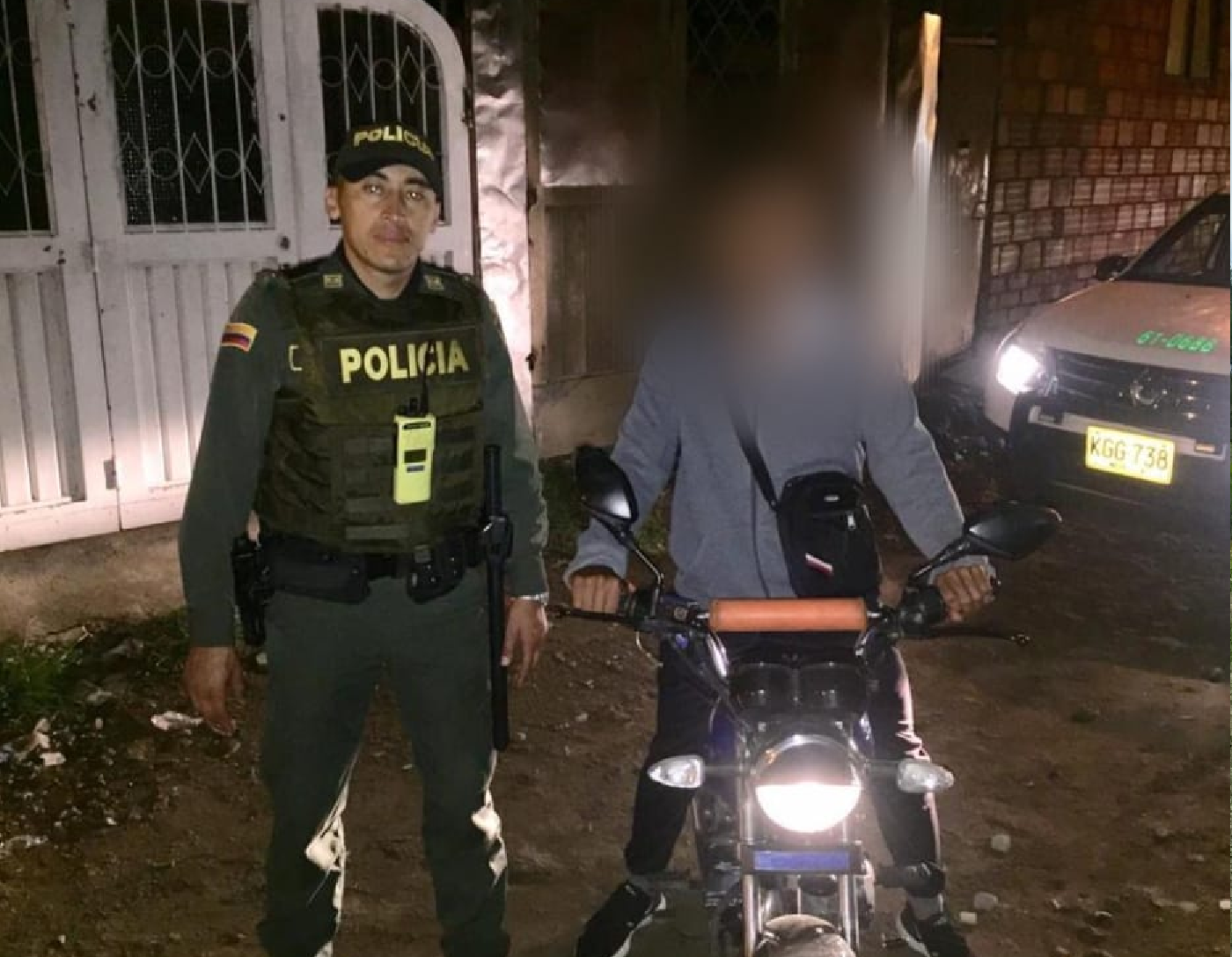 Momento en el que la METIB hace entrega del rodante