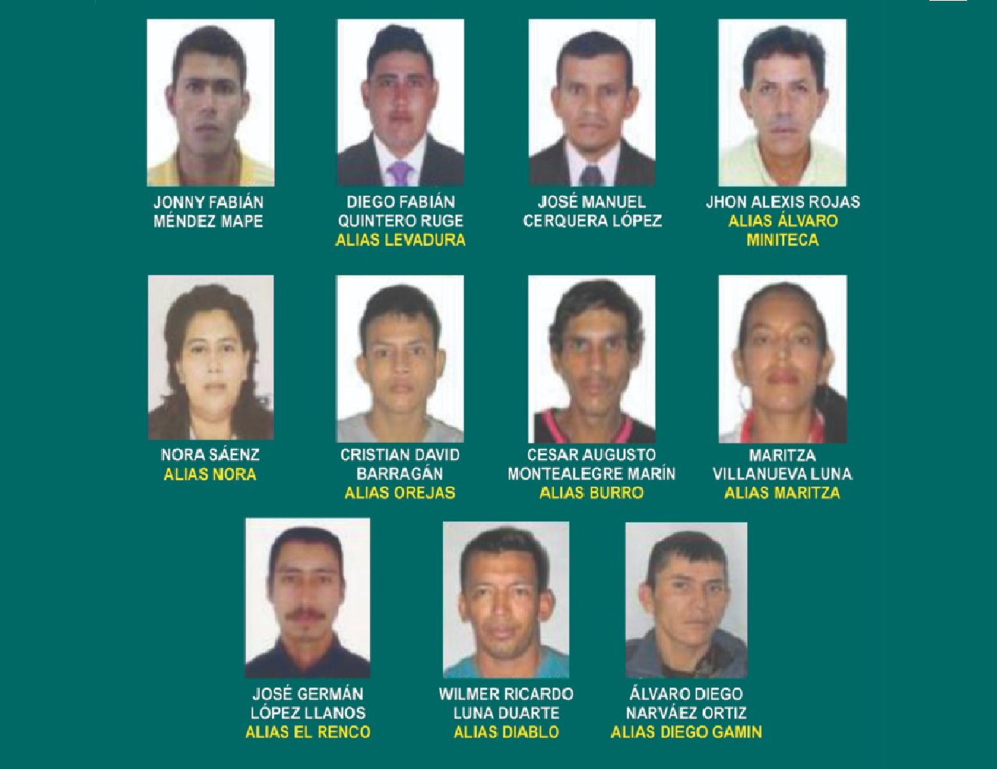 La Sijín está tras la pista de los delincuentes.