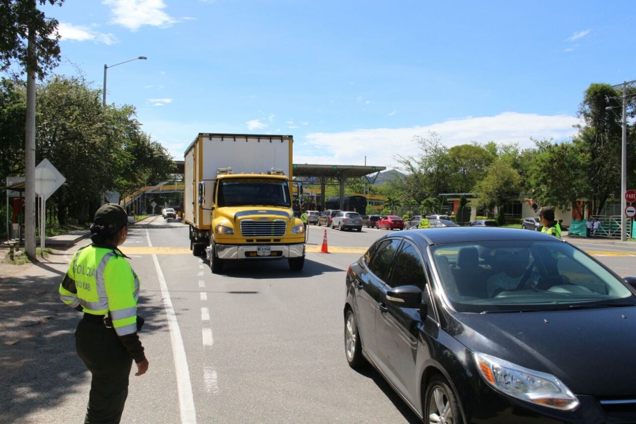 vehículos transitaron