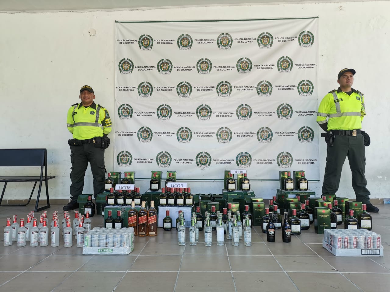 El alcohol fue dejado a disposición de Rentas del Departamento