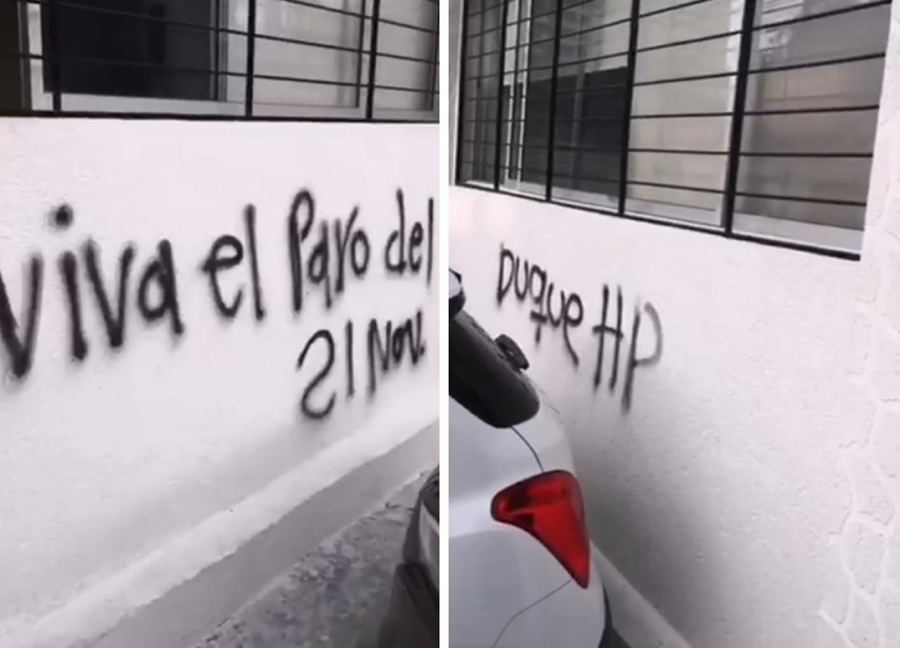 El sujeto quedó grabad en camara